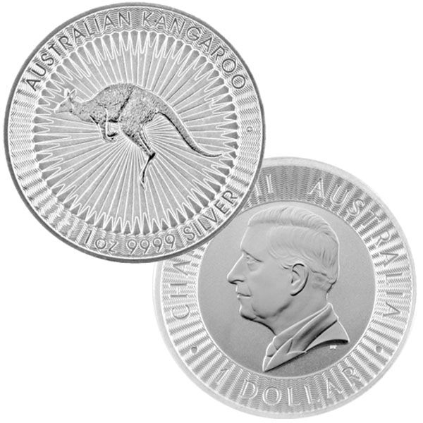 1 Oz Silber - Australien Perth Mint - Känguru 2024