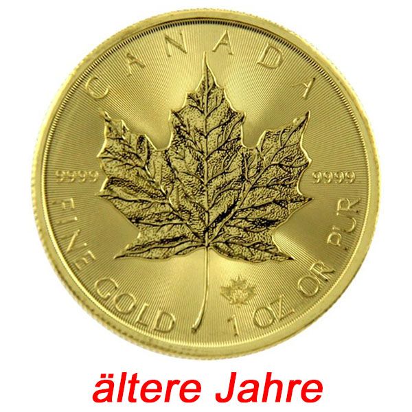 1 Oz Gold - Kanada - Maple Leaf