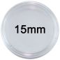 Preview: 10er-Pack Leuchtturm Münzkapseln 15mm