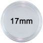 Preview: 10er-Pack Leuchtturm Münzkapseln 17mm