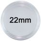 Preview: 10er-Pack Leuchtturm Münzkapseln 22mm