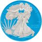 Preview: 1 Oz Silber - USA - American Eagle 2019 - Space Blue