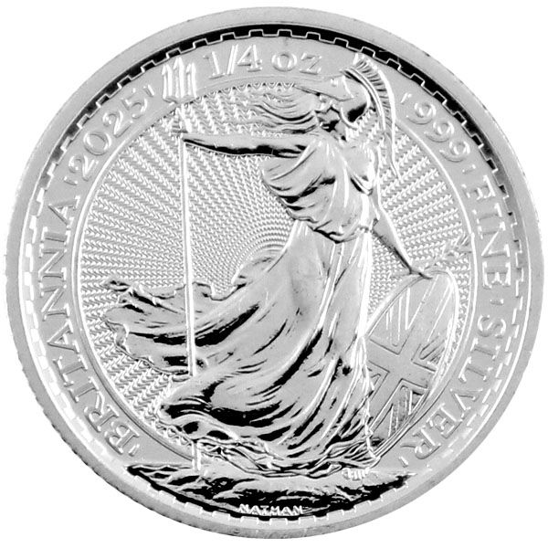 1/4 Oz Silber - Großbritannien - Britannia 2025