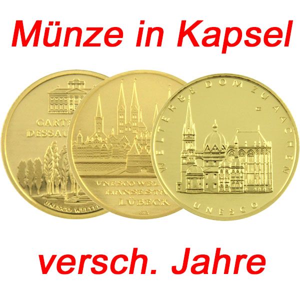 1/2 Oz Gold - 100 Euro Deutschland - versch. Jahre