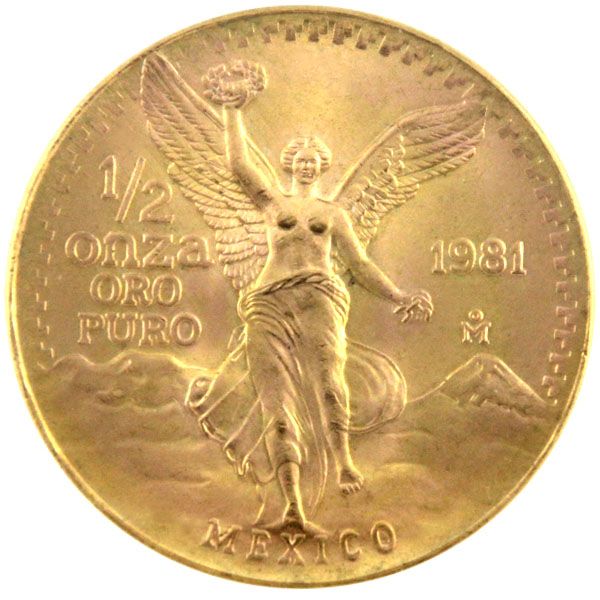 1/2 Oz Gold - Mexiko - Libertad 1981