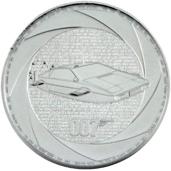 1 Oz Silber - Großbritannien - James Bond: Six Decades Lotus 2024