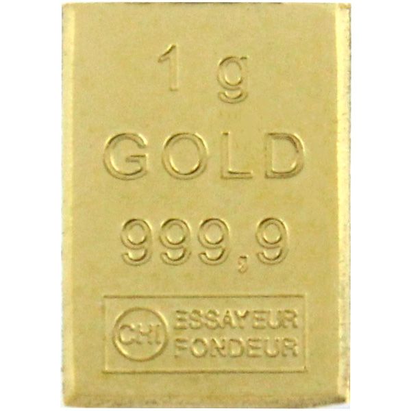 Goldbarren 1g aus Combibar Tafelbarren - in Kapsel