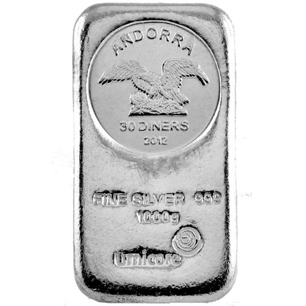 Andorra - 1 KG Silber Münzbarren