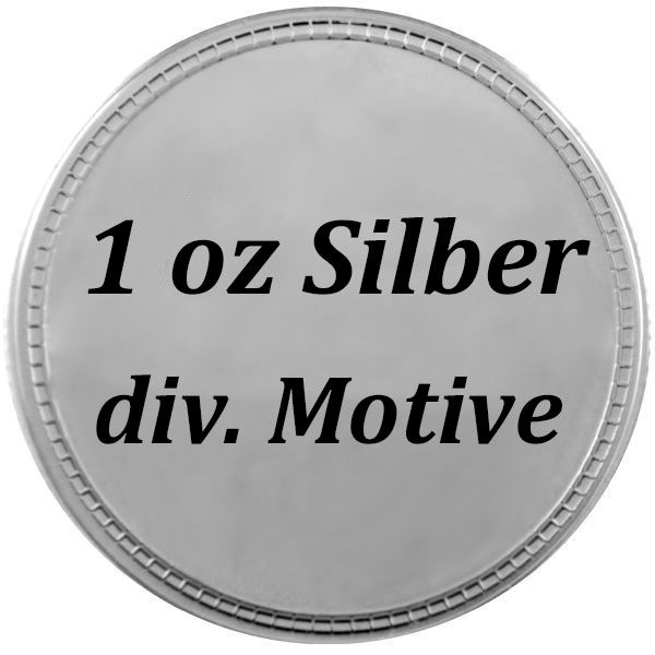 1 Oz Silbermünze - div. Motive