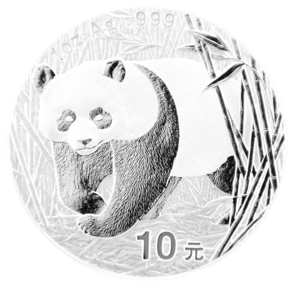 1 Oz Silber - China - Panda 2002