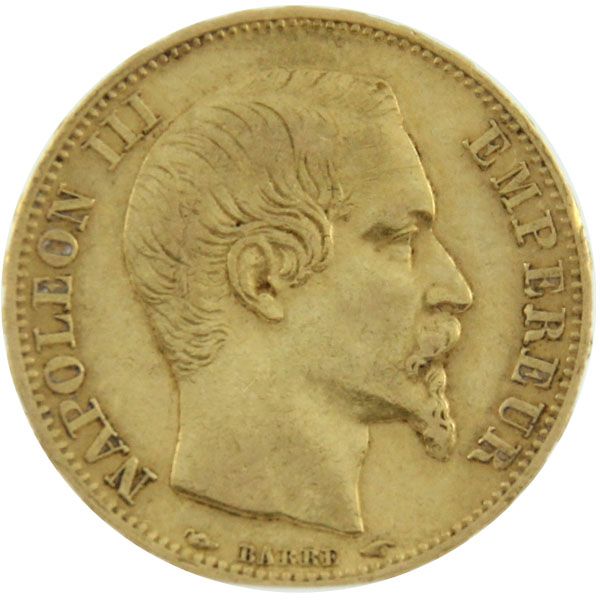 Frankreich - Gold - 20 Francs Napoleon III.