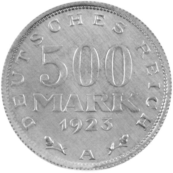 500 Mark Inflationsgeld 1923 A - J.305 ss-vz