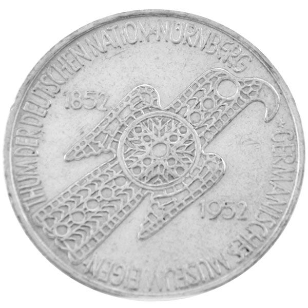 5 DM Deutschland 1952 - Germanisches Museum - J.388