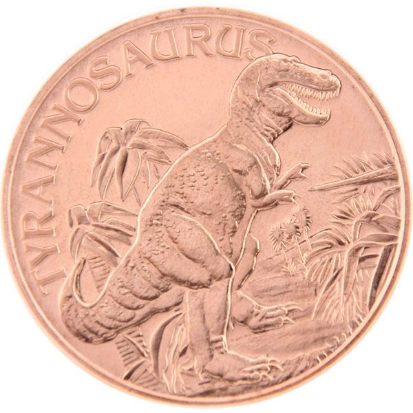 1 AVDP Unze Kupfer - Tyrannosaurus - Rex