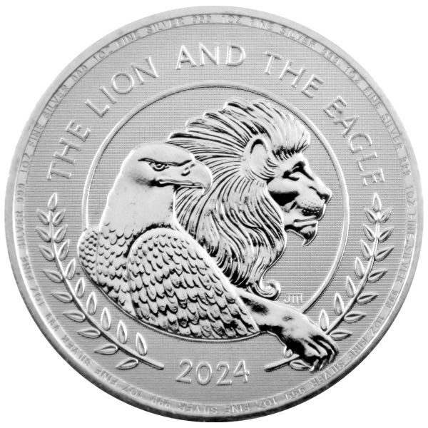 1 Oz Silber - Großbritannien - Lion and Eagle 2024