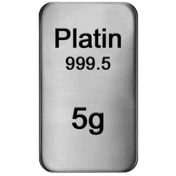 5g Platinbarren (LPPM zert.)