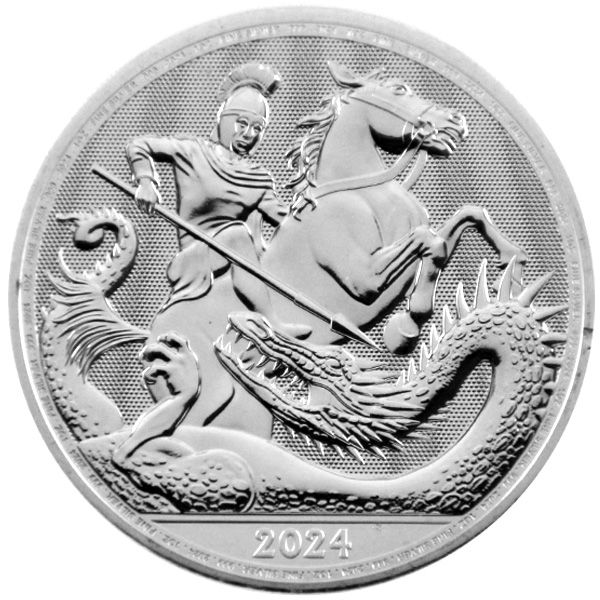 1 Oz Silber - Großbritannien - St. George and the Dragon 2024