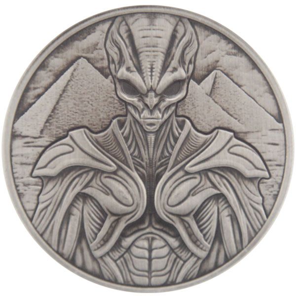 1 Oz Silber - Samoa - Alien 2025 - Antique finish