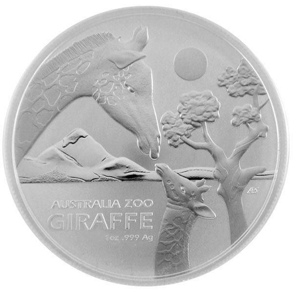 1 Oz Silber - Australien - Australia Zoo - Giraffe 2024
