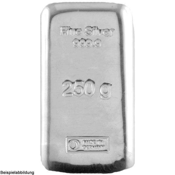 250g Silberbarren (LBMA zert.)