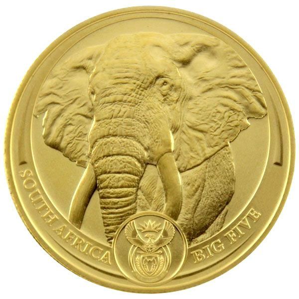 1 Oz Gold - Südafrika - Big Five: Elefant