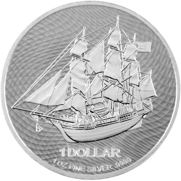 1 Oz Silber - Cook Islands - Bounty 2021