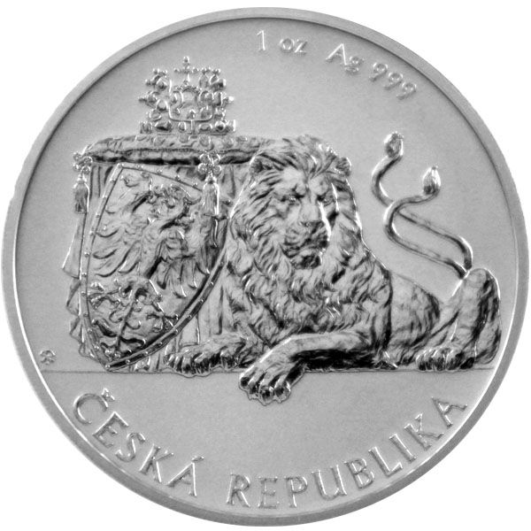1 Oz Silber - Niue Island - Czech Lion / Tschechischer Löwe 2019