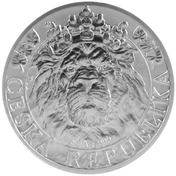 1 Oz Silber - Niue Island - Czech Lion / Tschechischer Löwe 2022