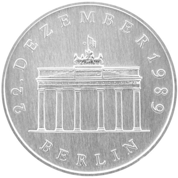 20 Mark DDR - Brandenburger Tor 1990 (J.1635S)