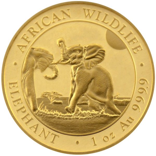 1 Oz Gold - Somalia - Elefant 2024