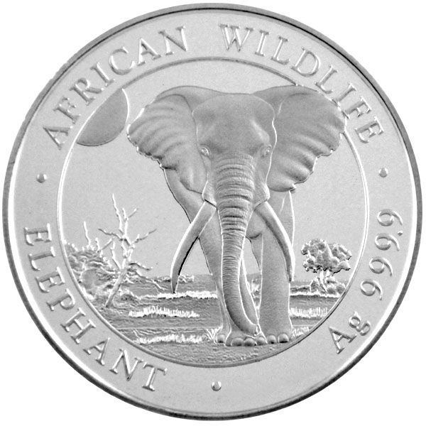 2 Oz Silber - Somalia - Elefant 2025