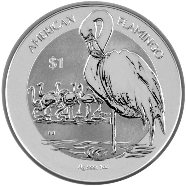 1 Oz Silber - British Virgin Islands - American Flamingo 2021