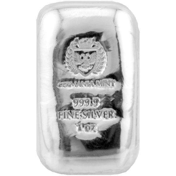 1 Oz Silberbarren Germania Mint