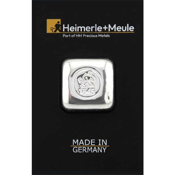 50g Silberbarren - Heimerle & Meule