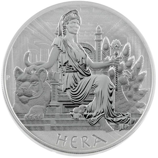 1 Oz Silber - Tuvalu - Gods of Olympus: Hera 2022