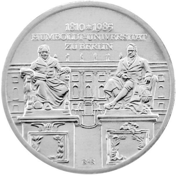 10 Mark DDR - 175 Jahre Humboldt-Universität 1985 (J.1606)