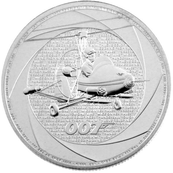 1 Oz Silber - Großbritannien - James Bond: Six Decades Little Nellie 2024