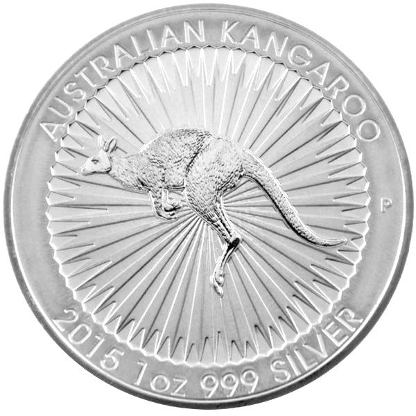 1 Oz Silber - Australien Perth Mint - Känguru 2015