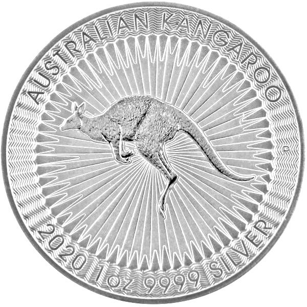1 Oz Silber - Australien Perth Mint - Känguru 2020