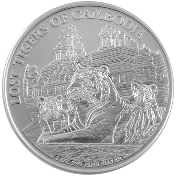 1 Oz Silber - Kambodscha - Tiger 2025