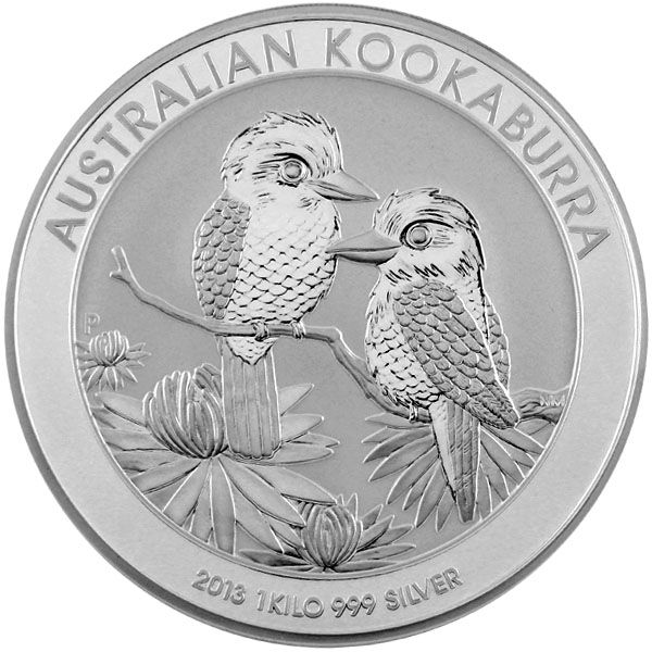 1 Kilo Silber - Australien - Kookaburra 2013