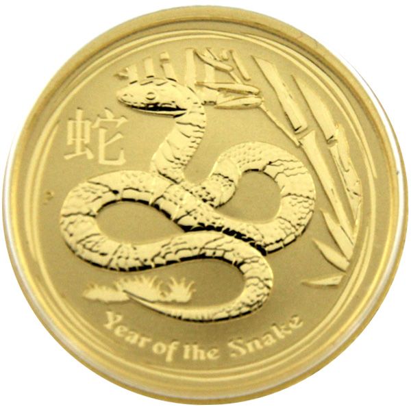 1/4 Oz Gold - Australien Lunar II. - Schlange 2013