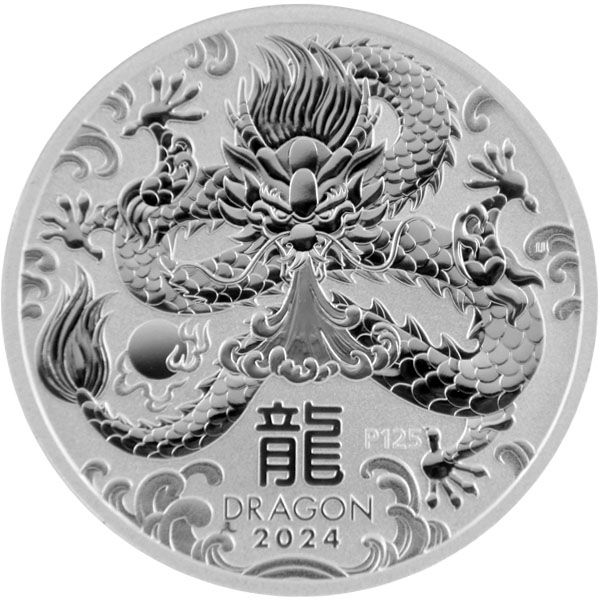 0,5 Oz Silber - Australien - Lunar III. - Drache 2024