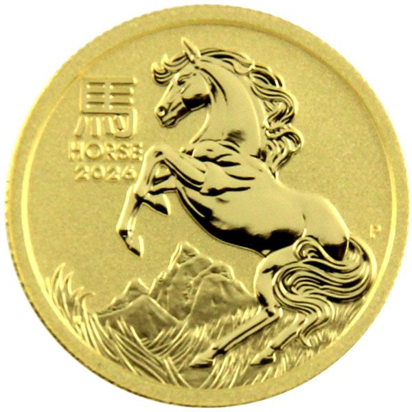 1 Oz Gold - Australien - Lunar III. - Pferd 2026