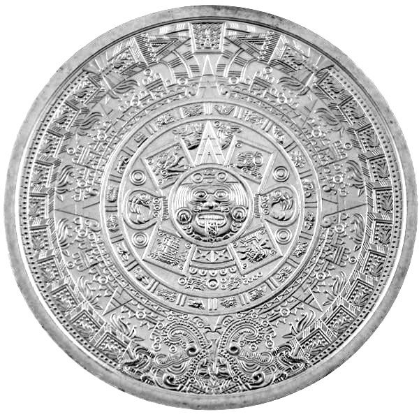 1 Oz Silber - Aztekenkalender