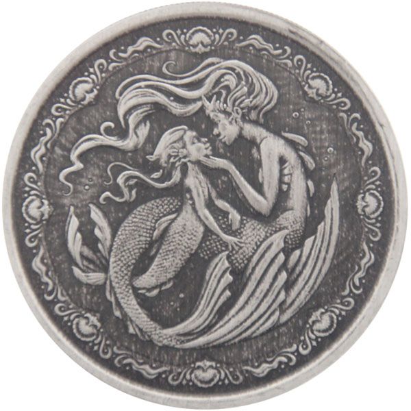1 Oz Silber - Samoa - Mermaid / Meerjungfrau 2023 - Antique finish