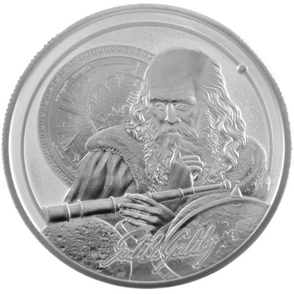 1 Oz Silber - Niue - Icons of Inspiration: Galileo Galilei 2021