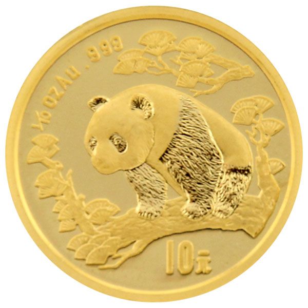 1/10 Oz Gold - China Panda 1997