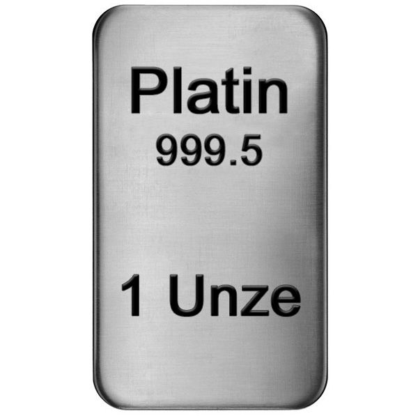 1 Oz Platinbarren (LPPM zert.)