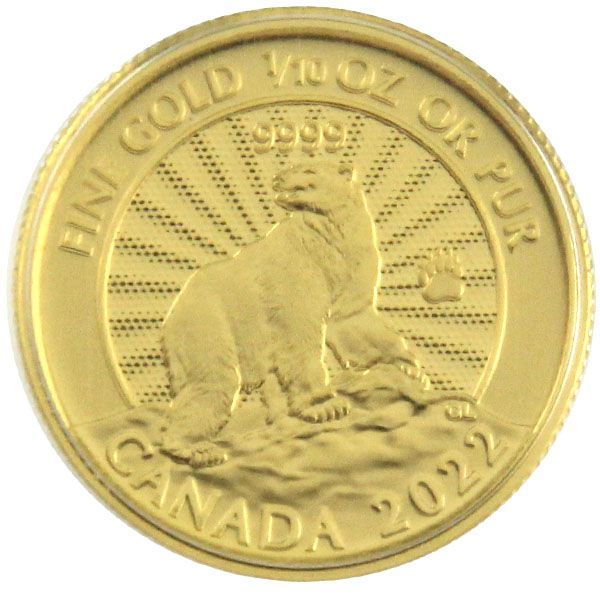 1/10 Oz Gold - Kanada - Polarbär 2022